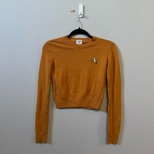 Sunday Best Aritzia Abby pullover Wool Alpaca blend Banana sweater